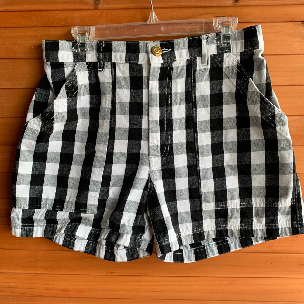 Big Bud Press Gingham Work Short Size Medium